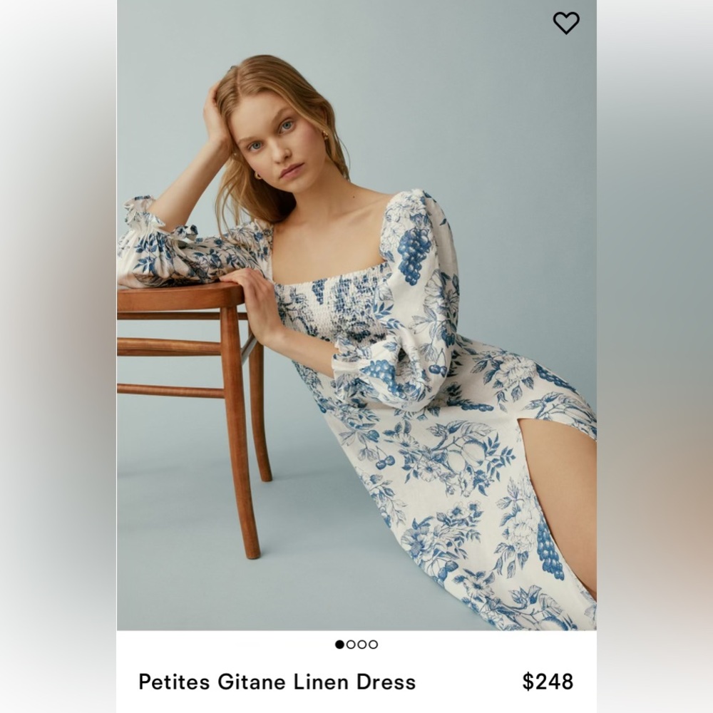Reformation - Petites Gitane Linen Dress